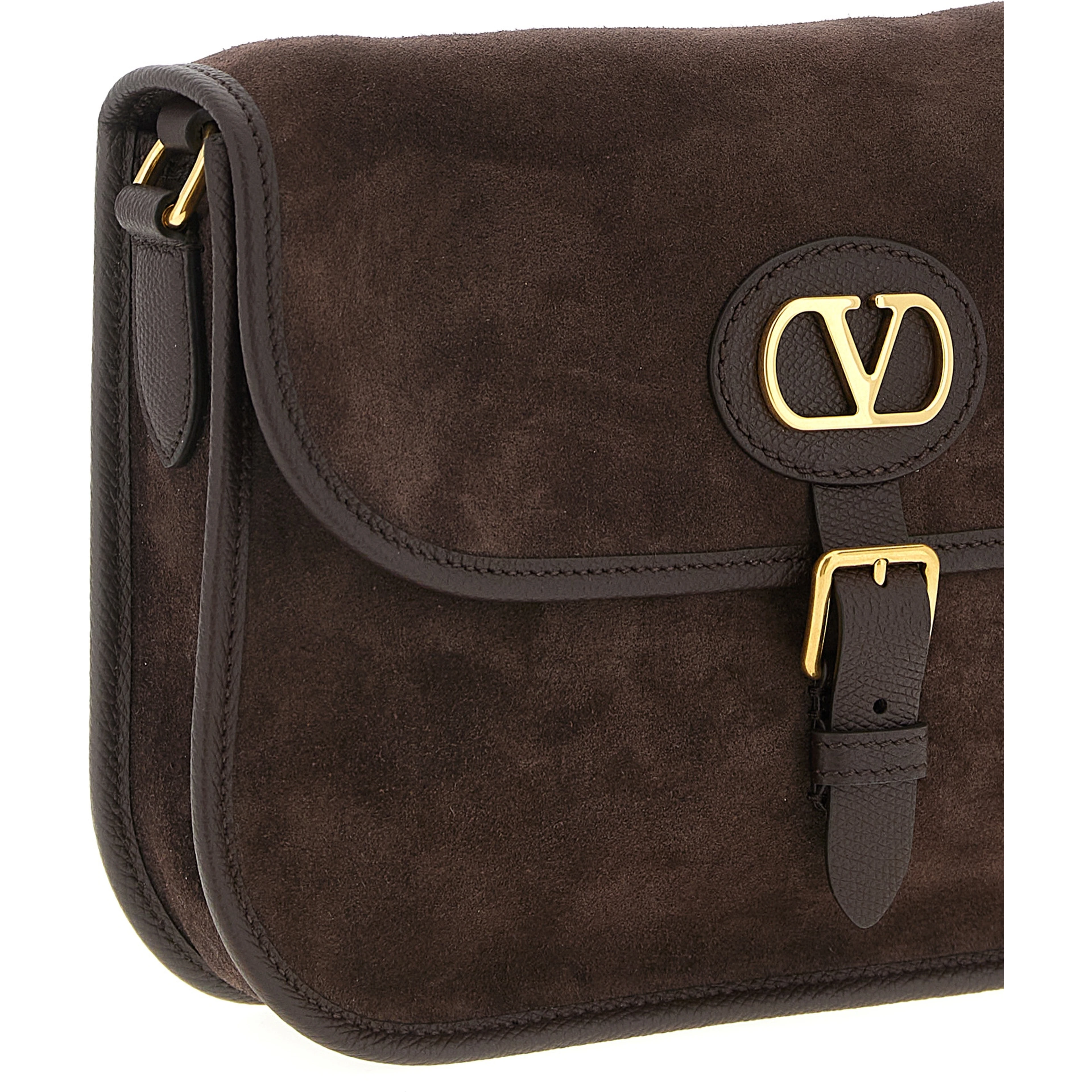 Brown Cowhide Crossbody Bag