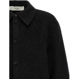Black Wool Blouse
