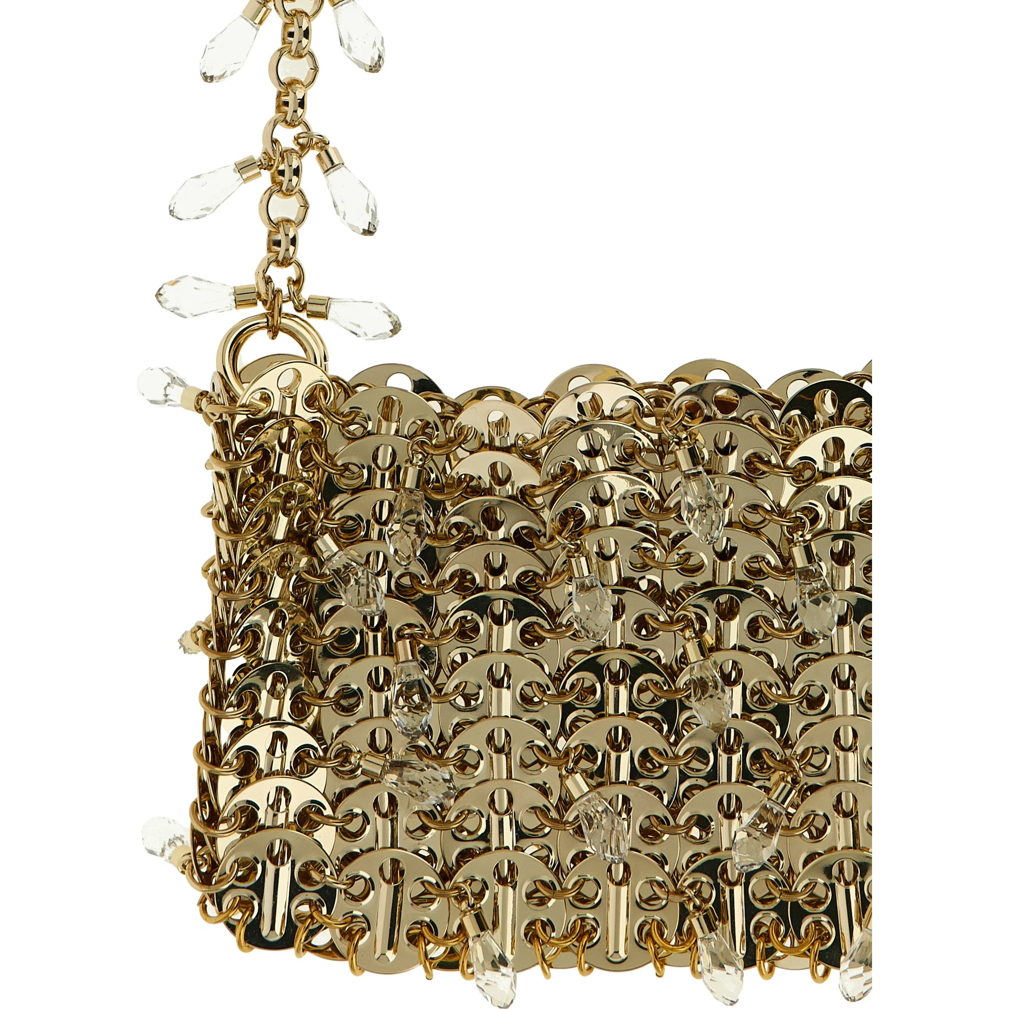 Gold Brass Shoulder Bag