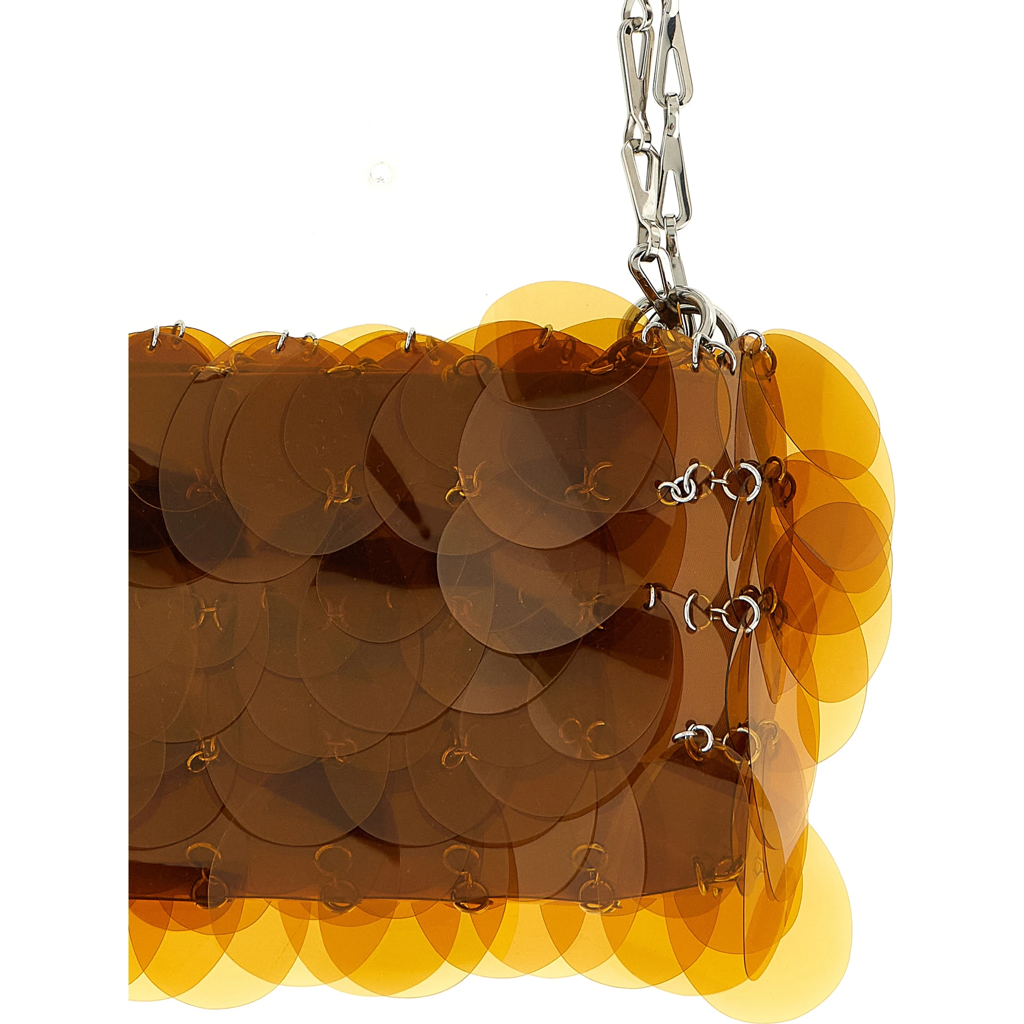 Orange Polyester Shoulder Bag