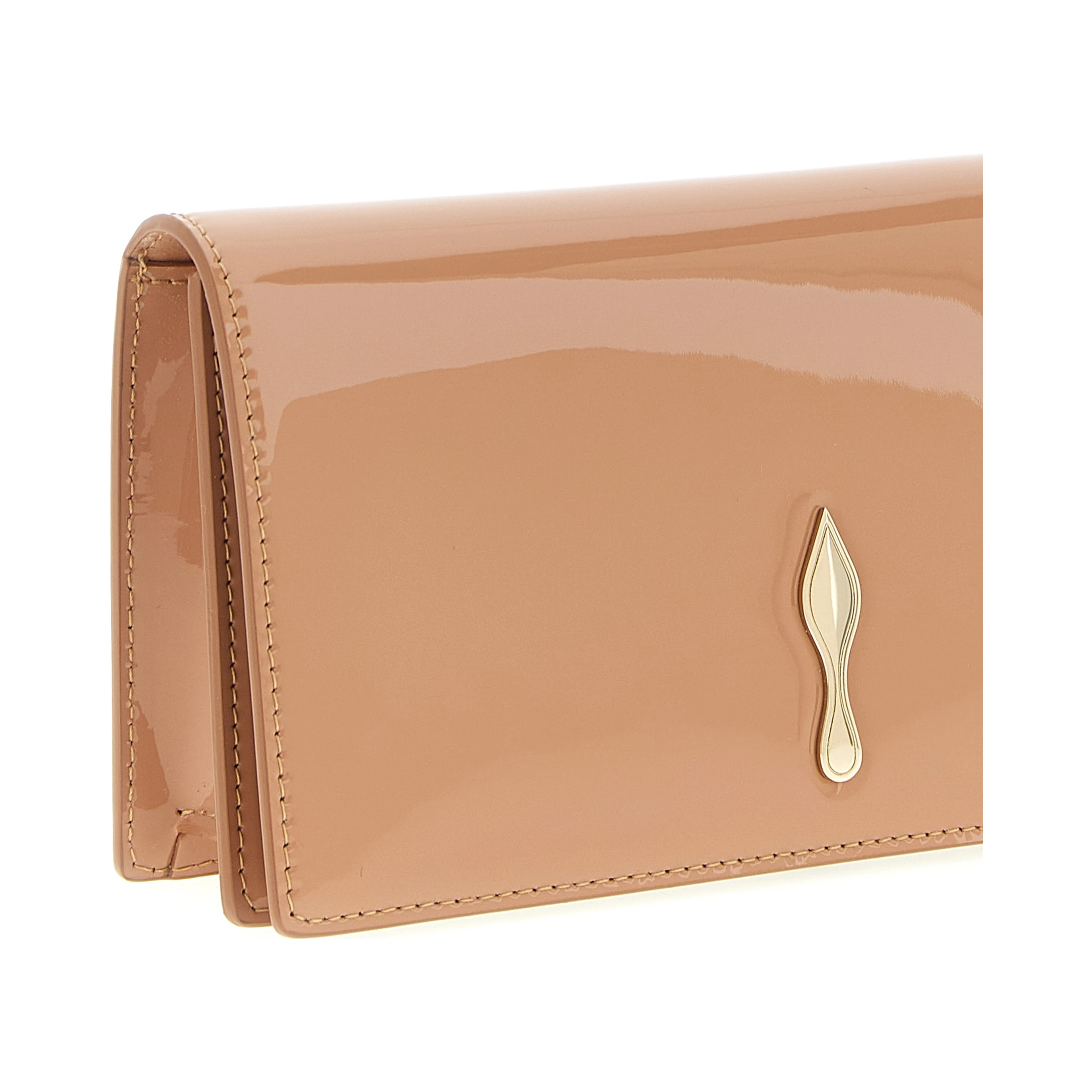 Multicolor Calfskin Clutch Bag