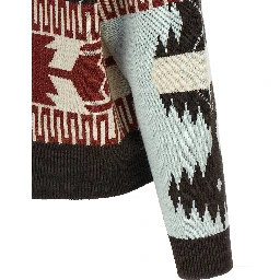 Multicolor Wool Cardigan