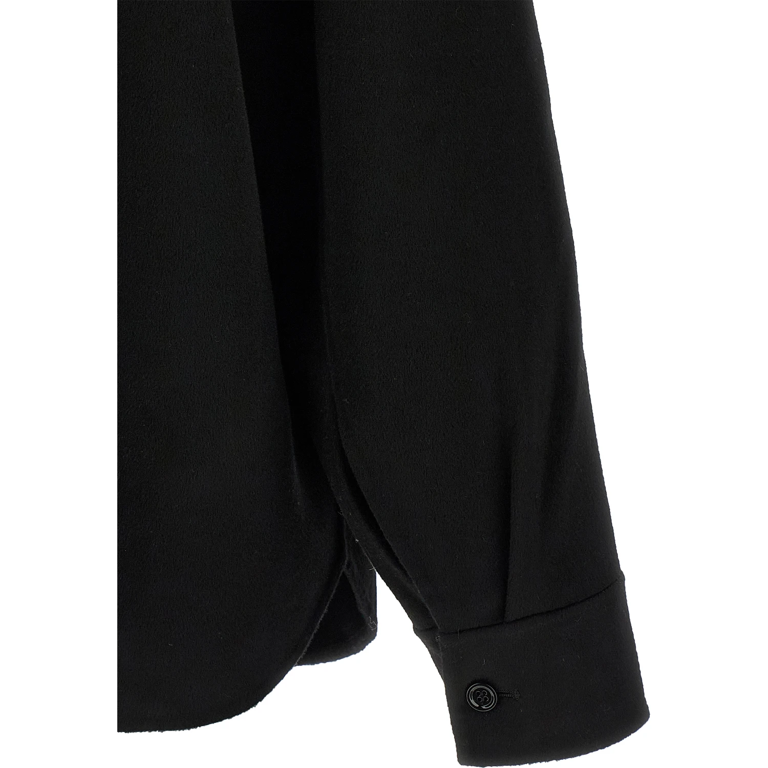 Black Wool Blouse