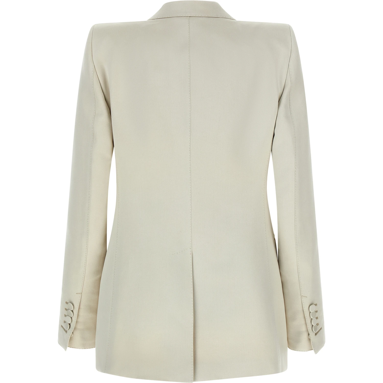 Beige Cotton Blazer