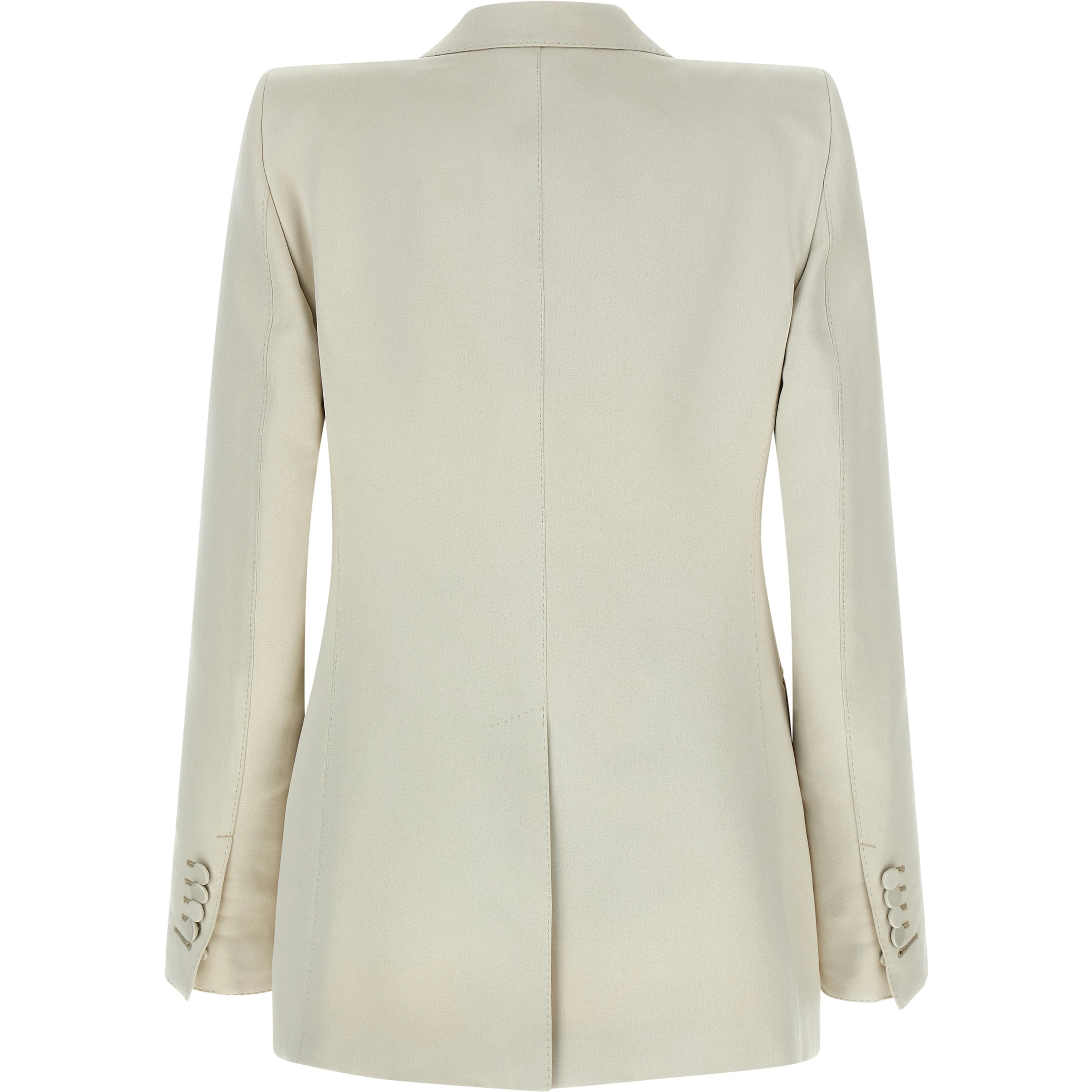 Beige Cotton Blazer