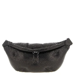 Black Lambskin Crossbody Bag