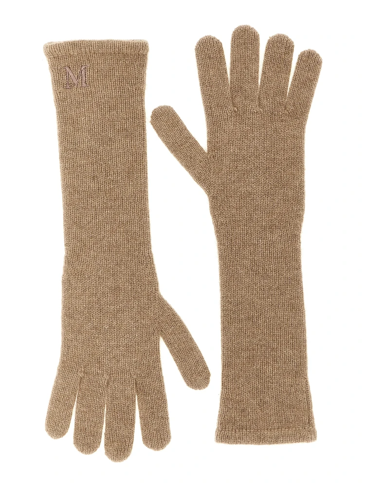 Beige Cashmere Gloves
