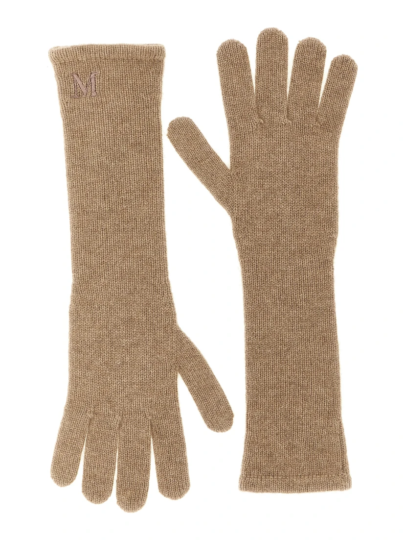 Beige Cashmere Gloves