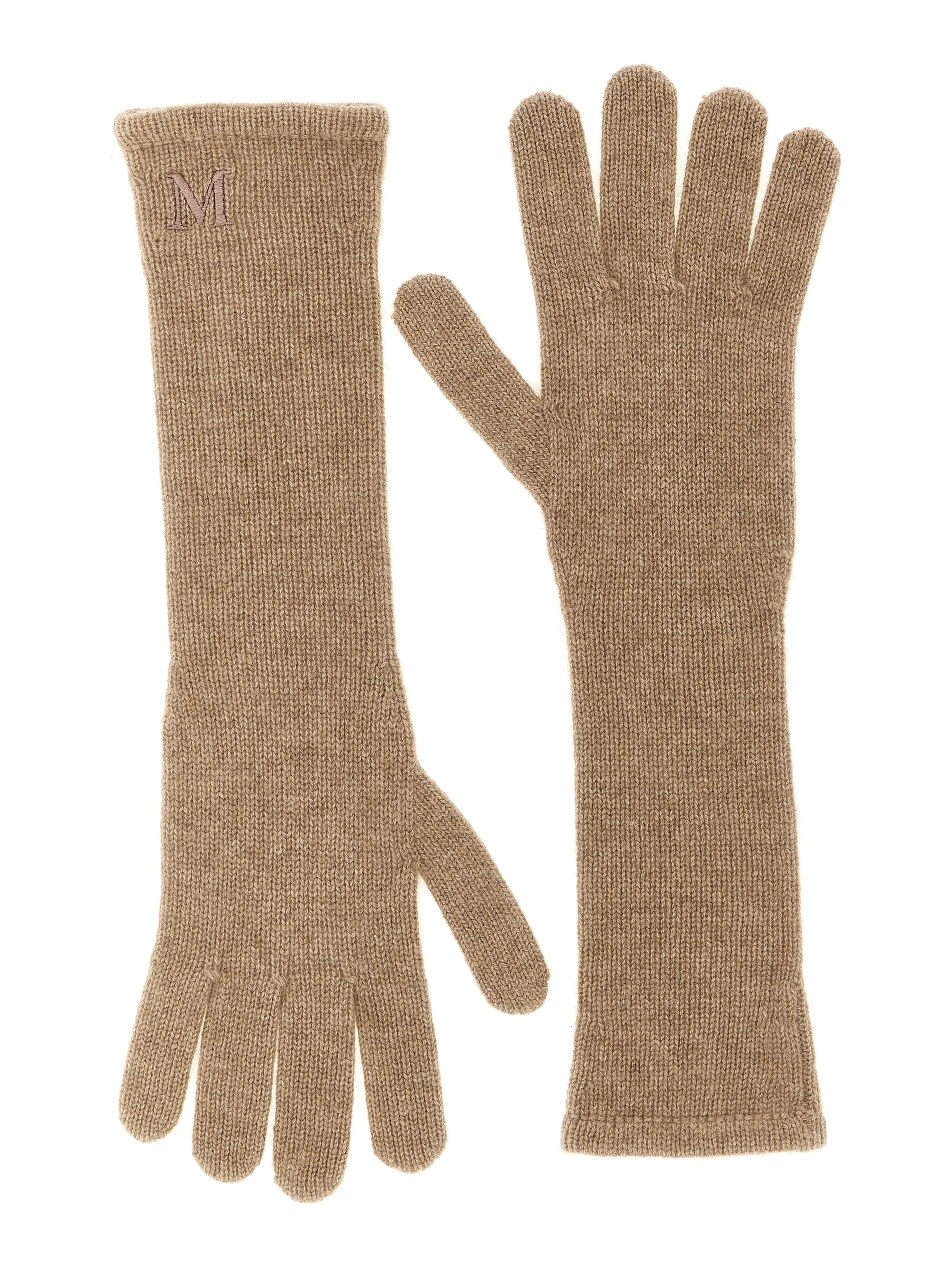 Beige Cashmere Gloves