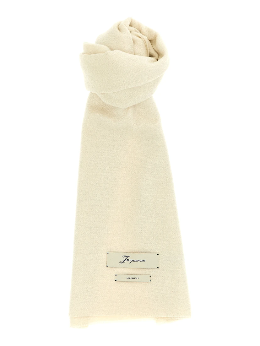 Beige Cashmere Scarf