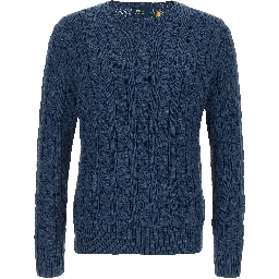 Blue Cotton Cardigan