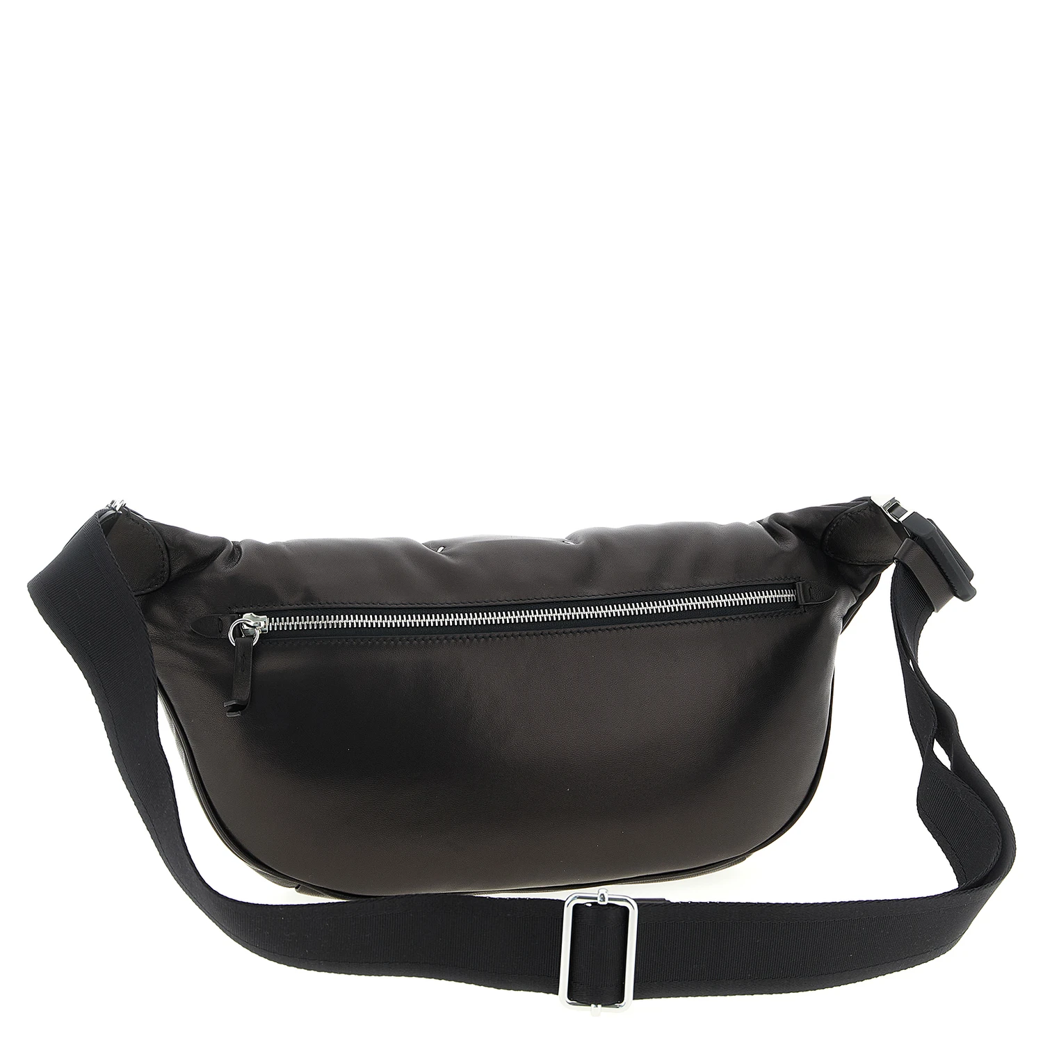 Black Lambskin Crossbody Bag