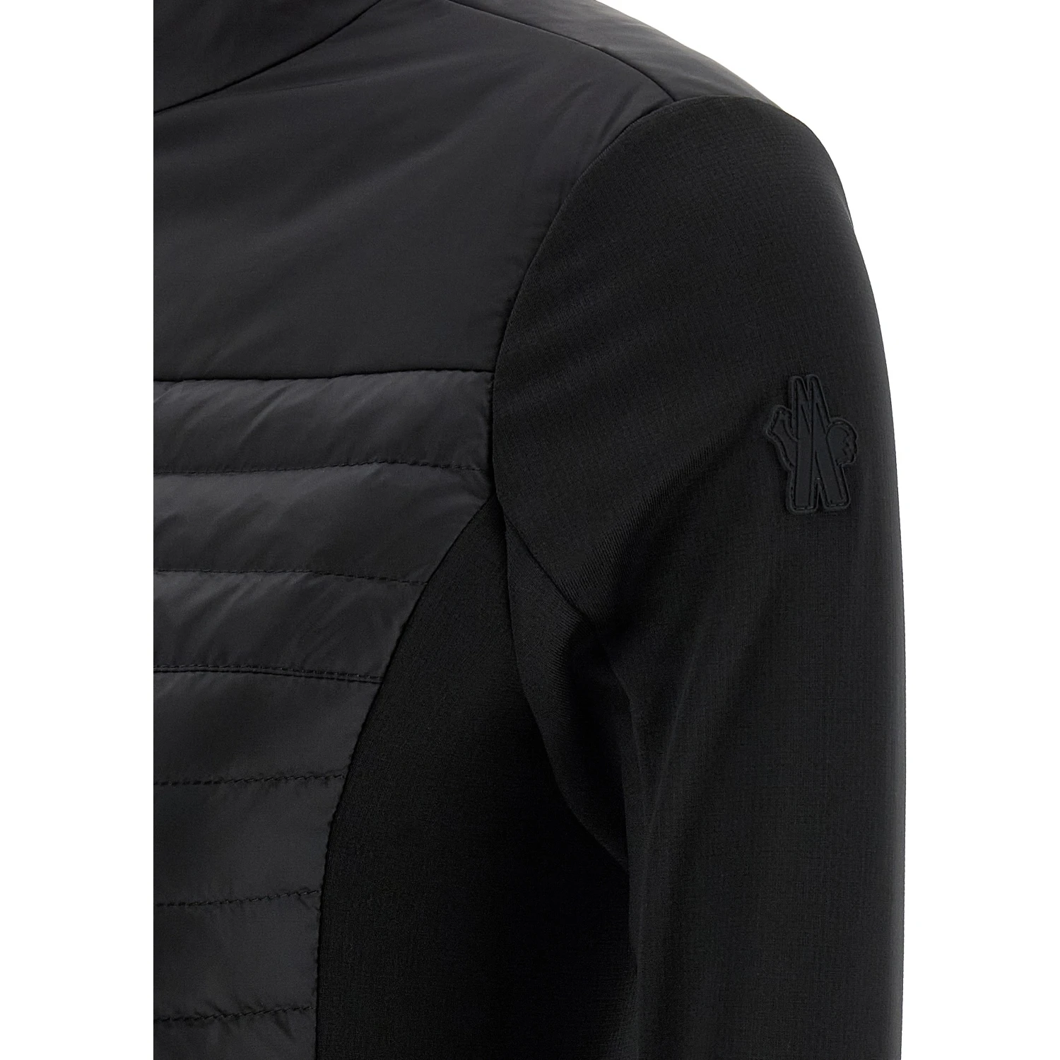 Black Polyamide Cardigan