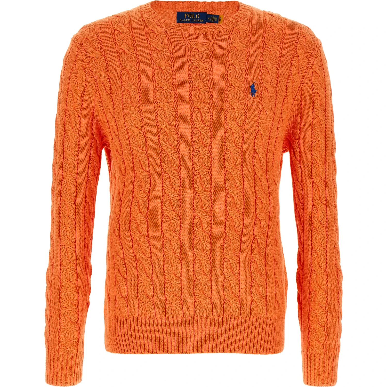 Orange Cotton Cardigan