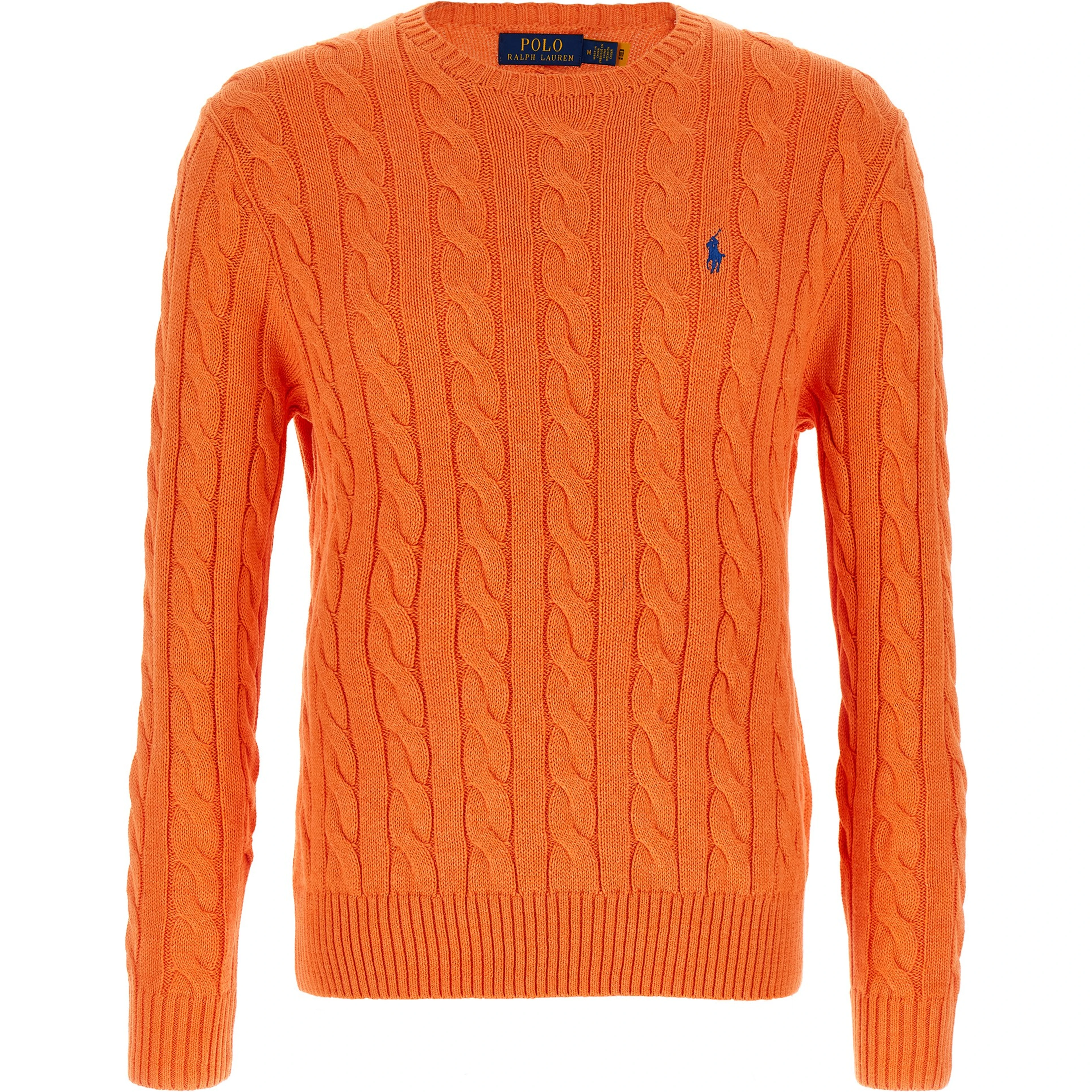 Orange Cotton Cardigan