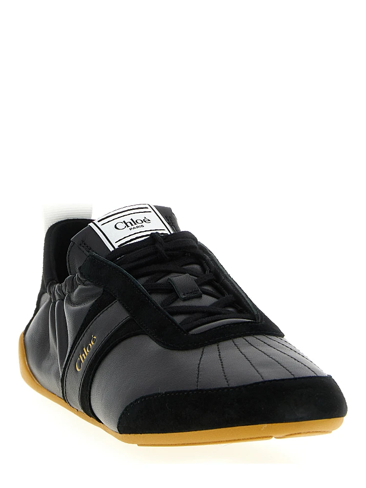 Black Polyester Athletic Sneakers alternative
