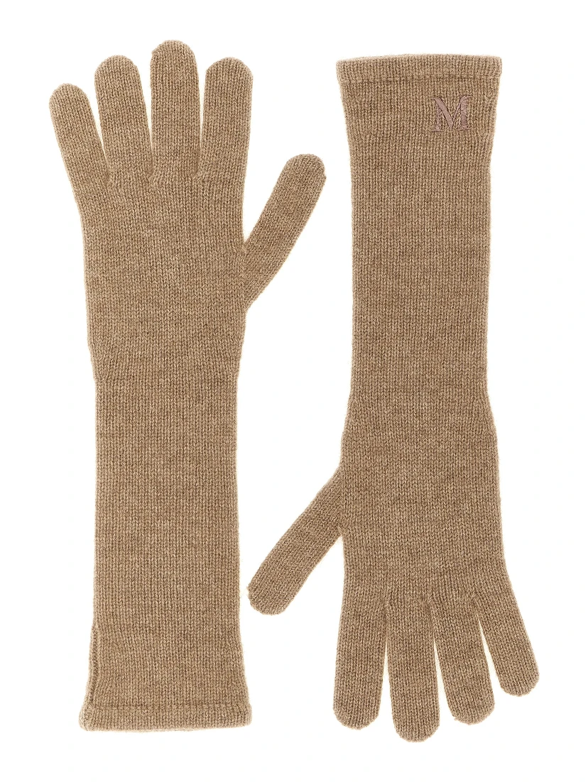 Beige Cashmere Gloves