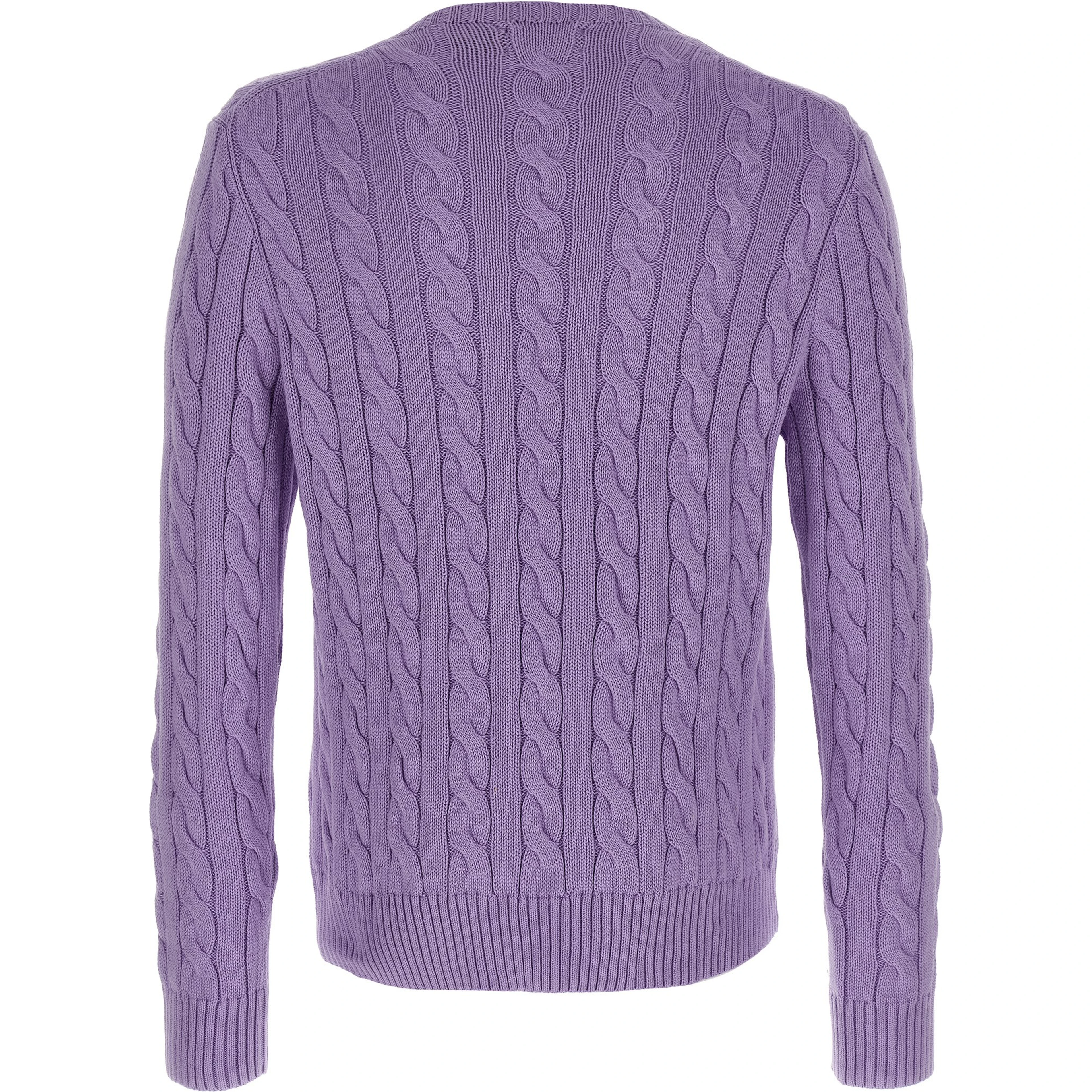 Purple Cotton Cardigan