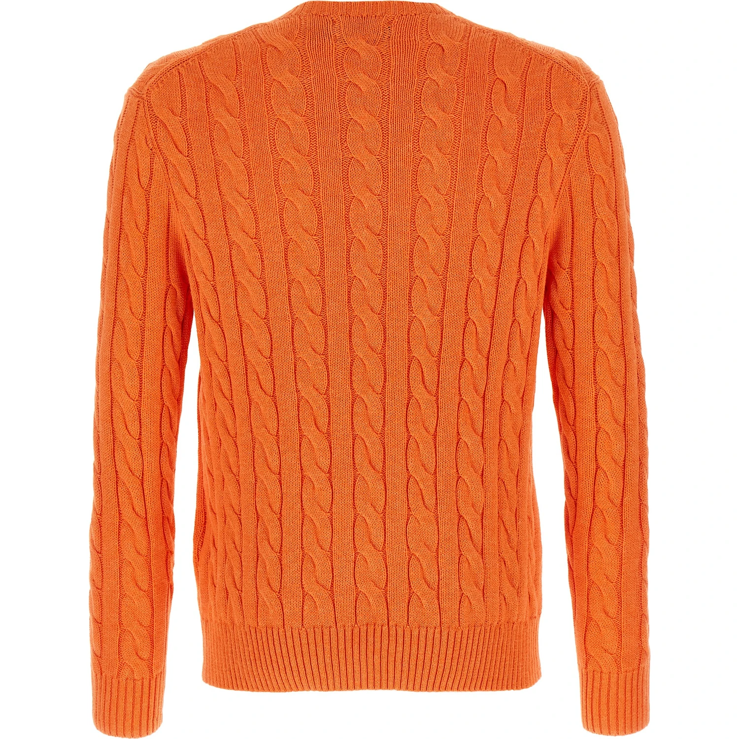 Orange Cotton Cardigan
