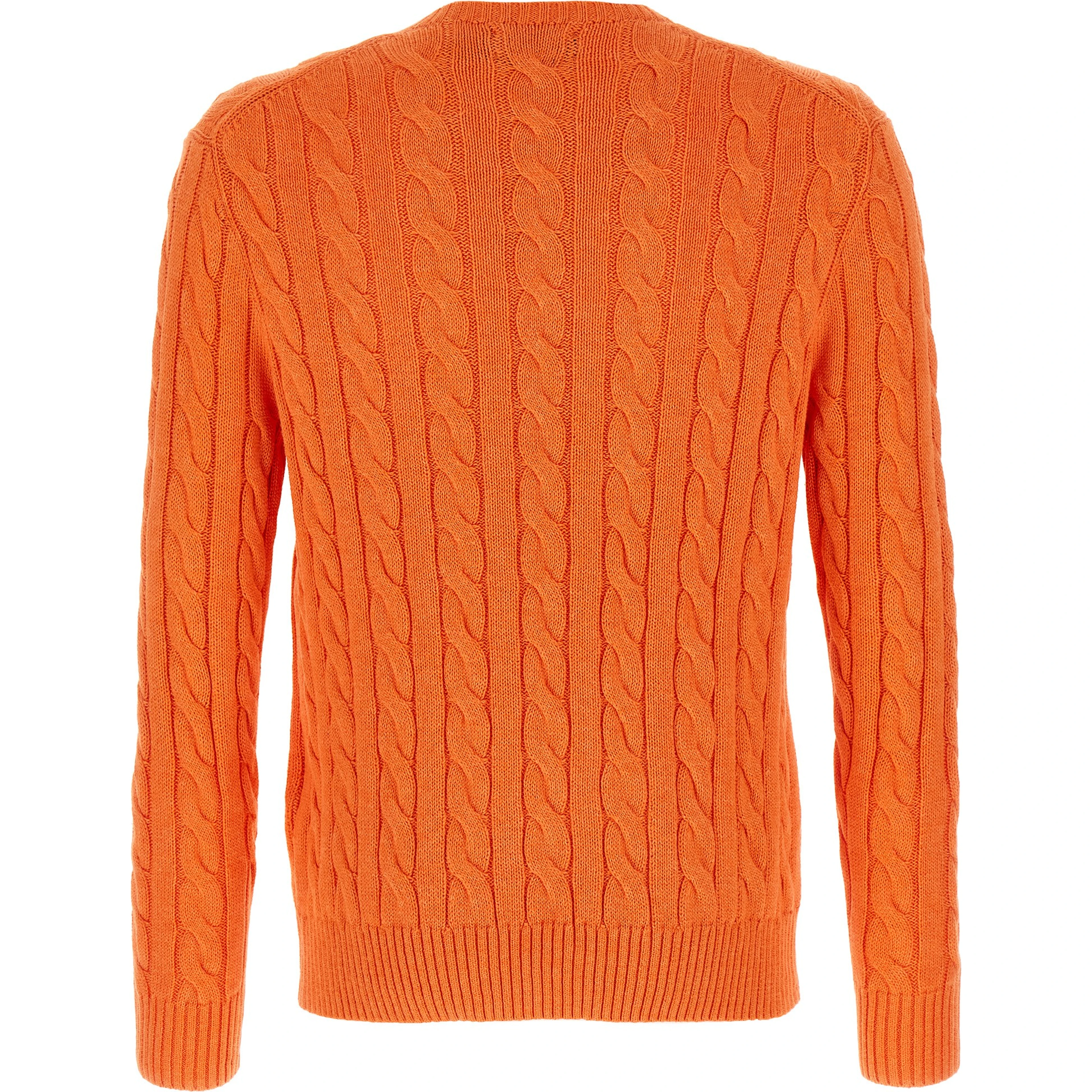 Orange Cotton Cardigan