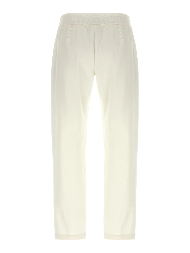 White Cotton Joggers (Workout Pants) alternative