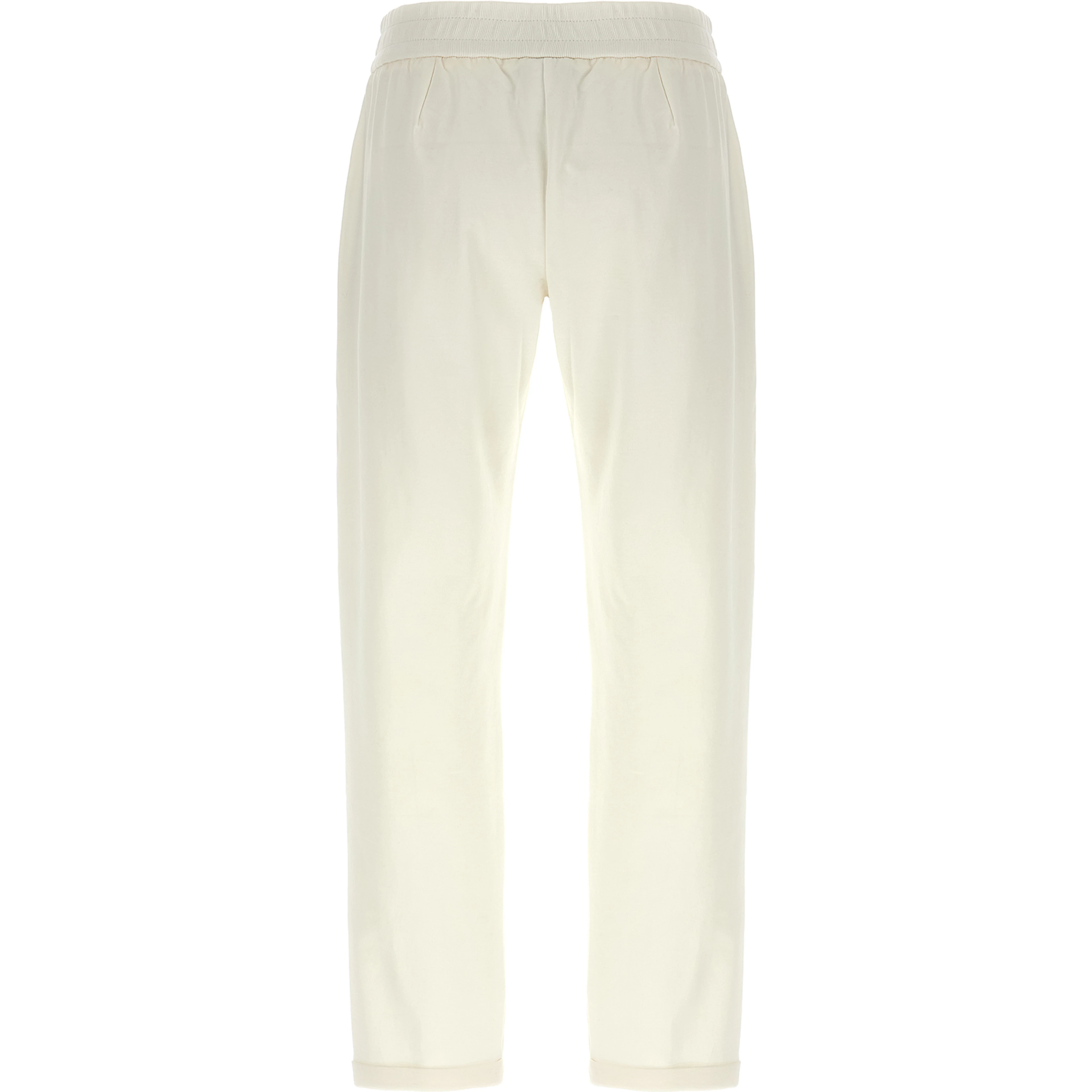 White Cotton Joggers (Workout Pants)