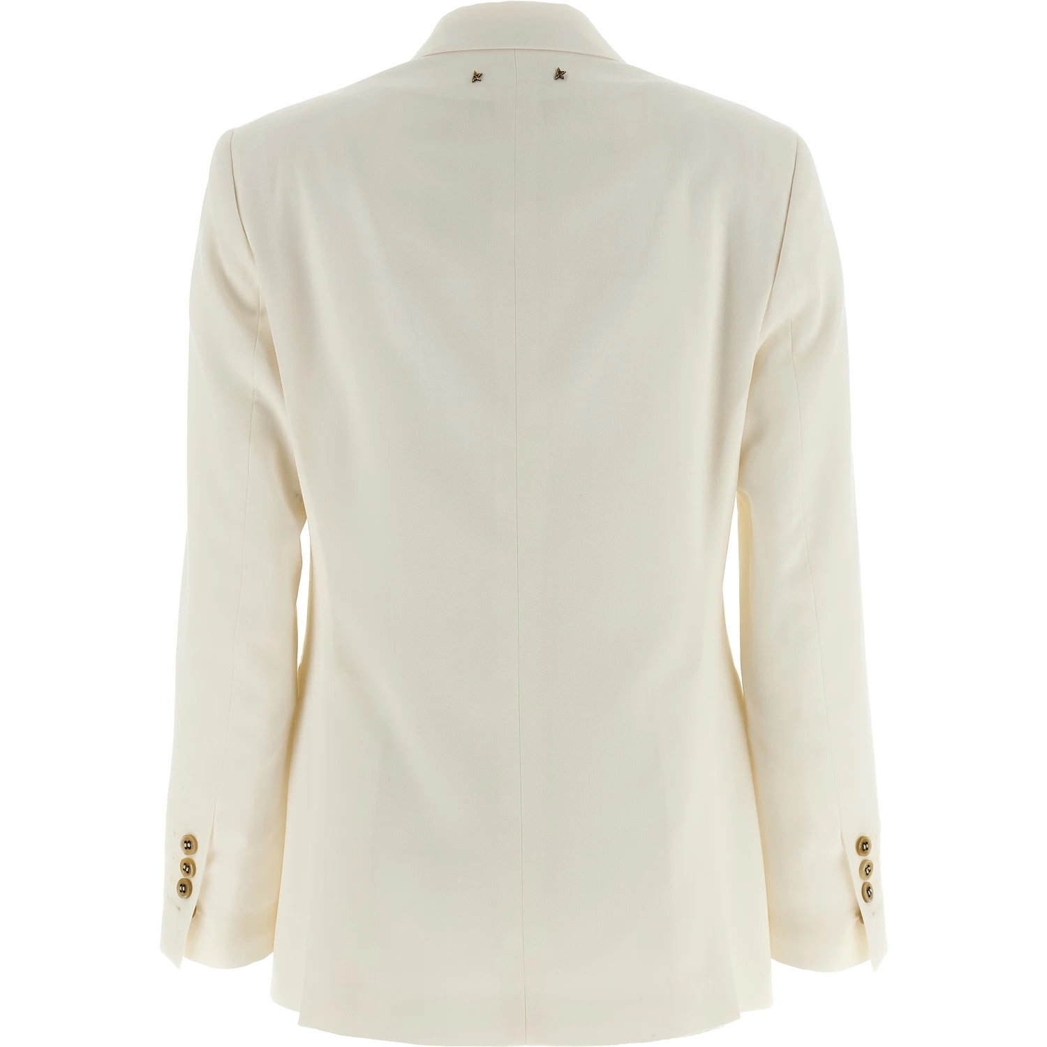 White Polyester Blazer