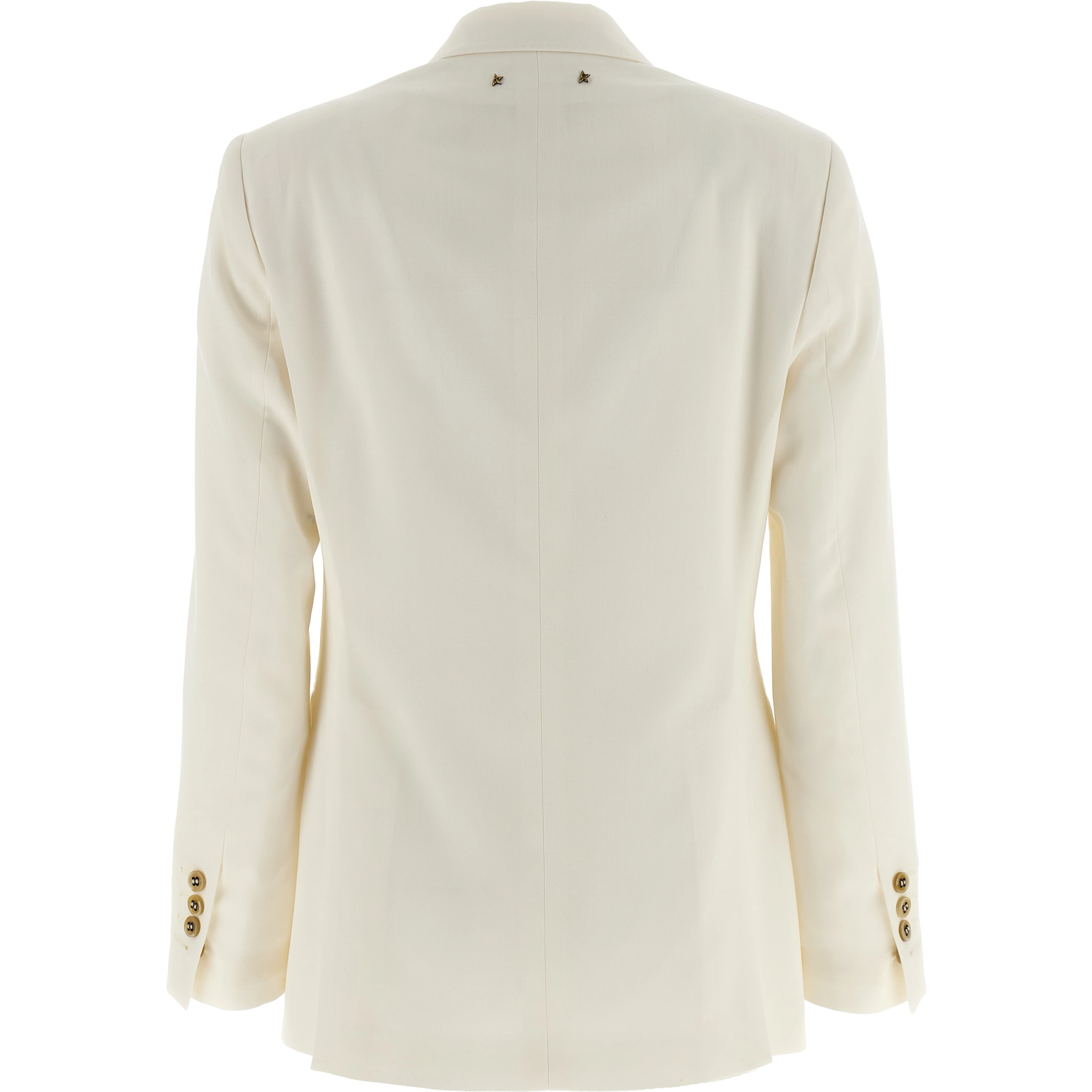 White Polyester Blazer