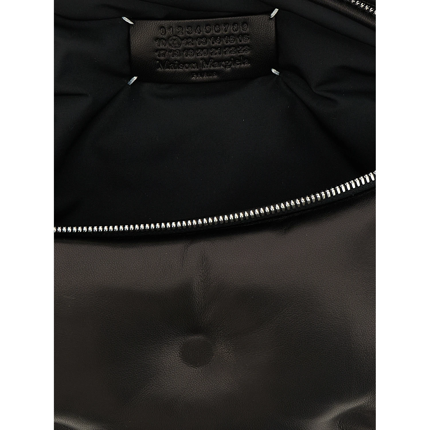 Black Lambskin Crossbody Bag