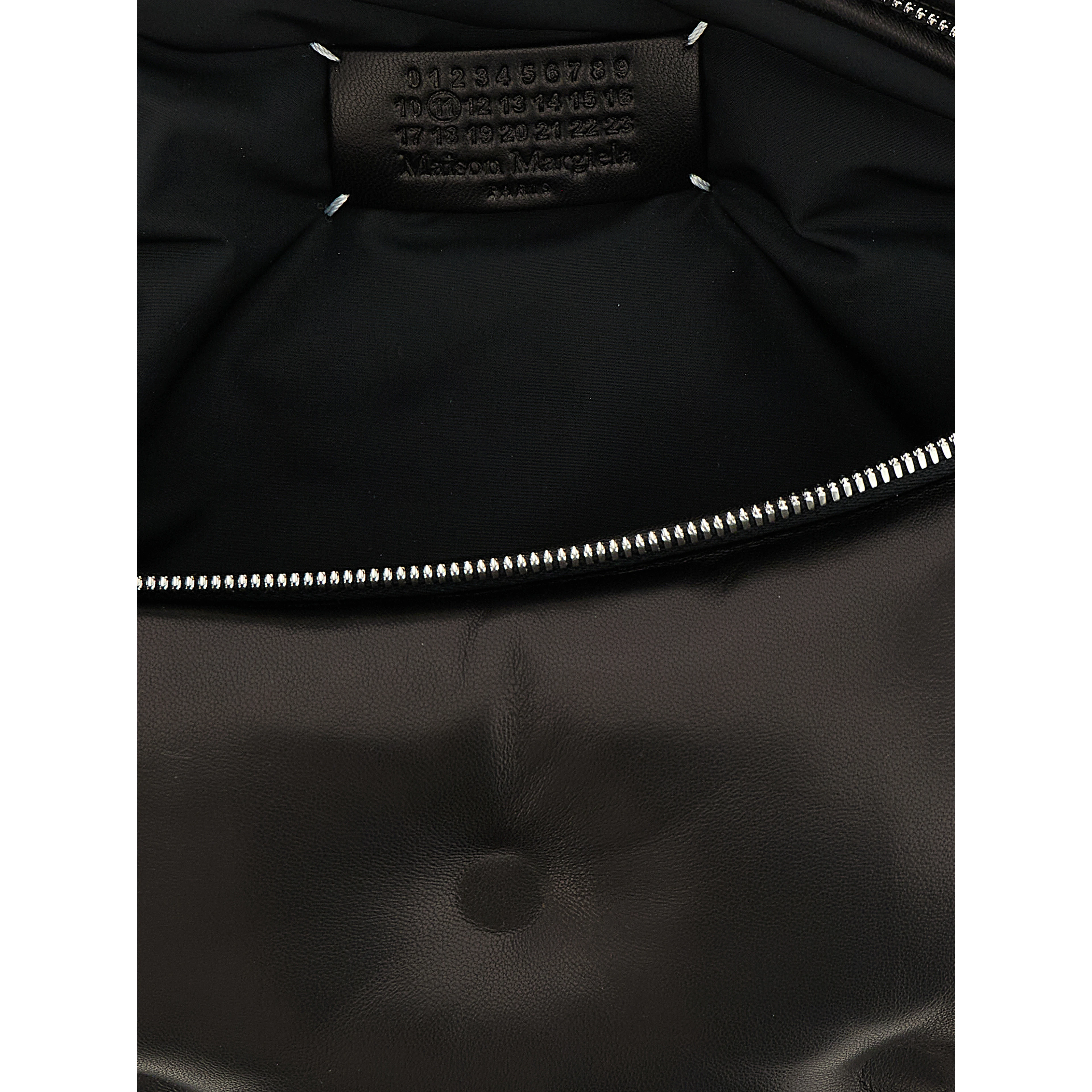 Black Lambskin Crossbody Bag