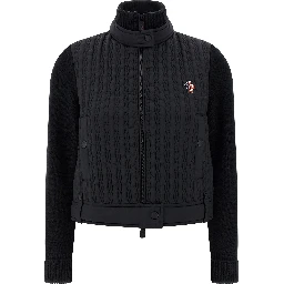 Black Polyamide Cardigan
