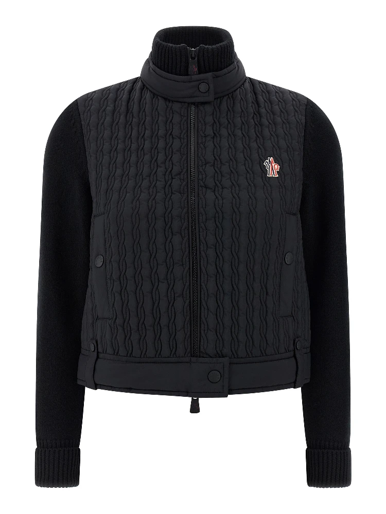 Black Polyamide Cardigan