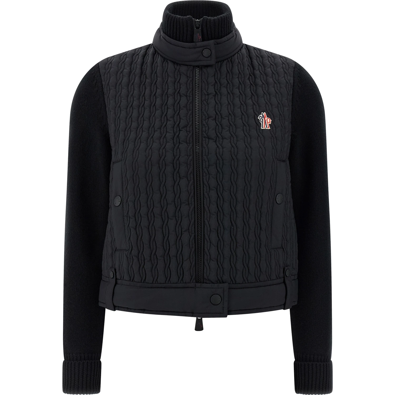 Black Polyamide Cardigan