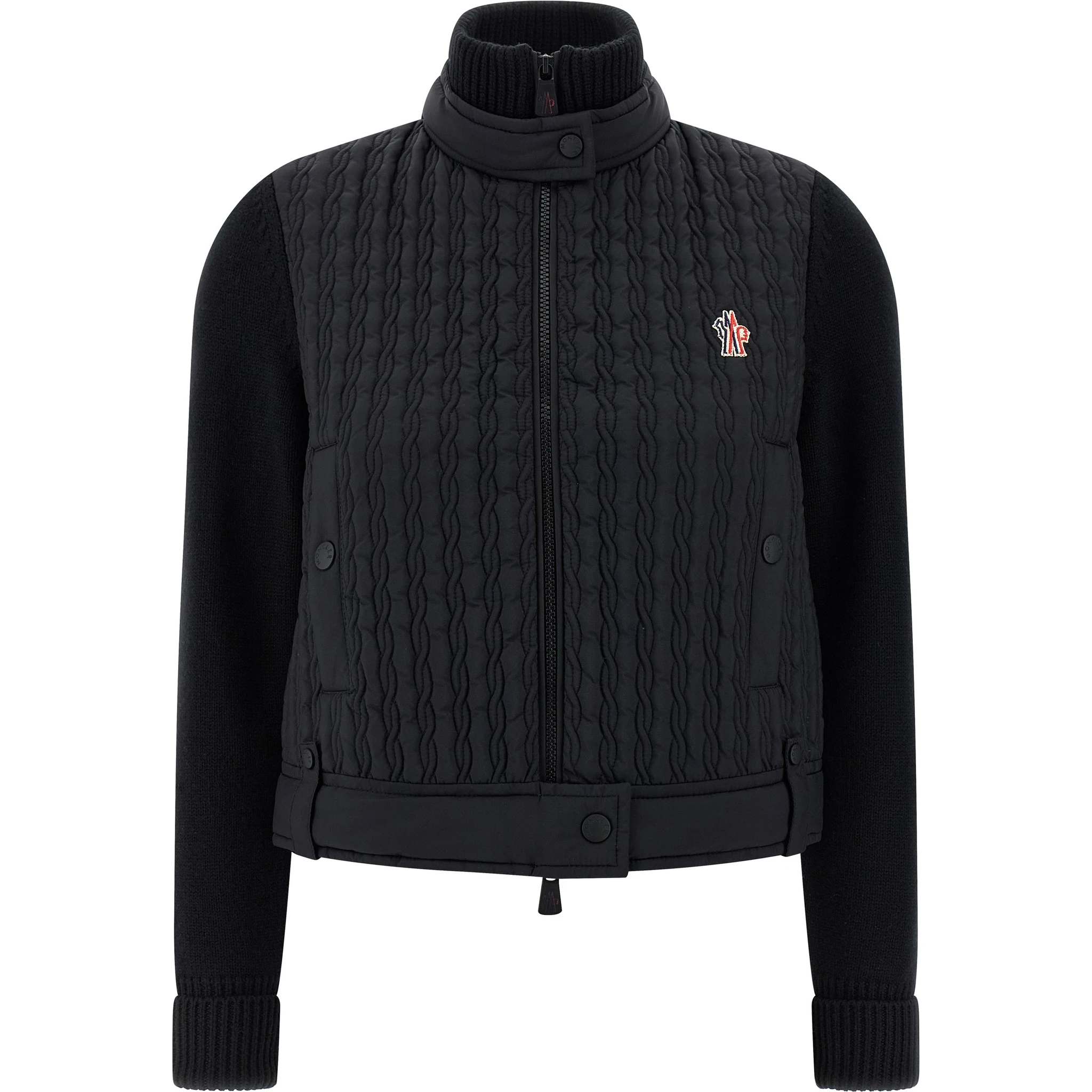 Black Polyamide Cardigan