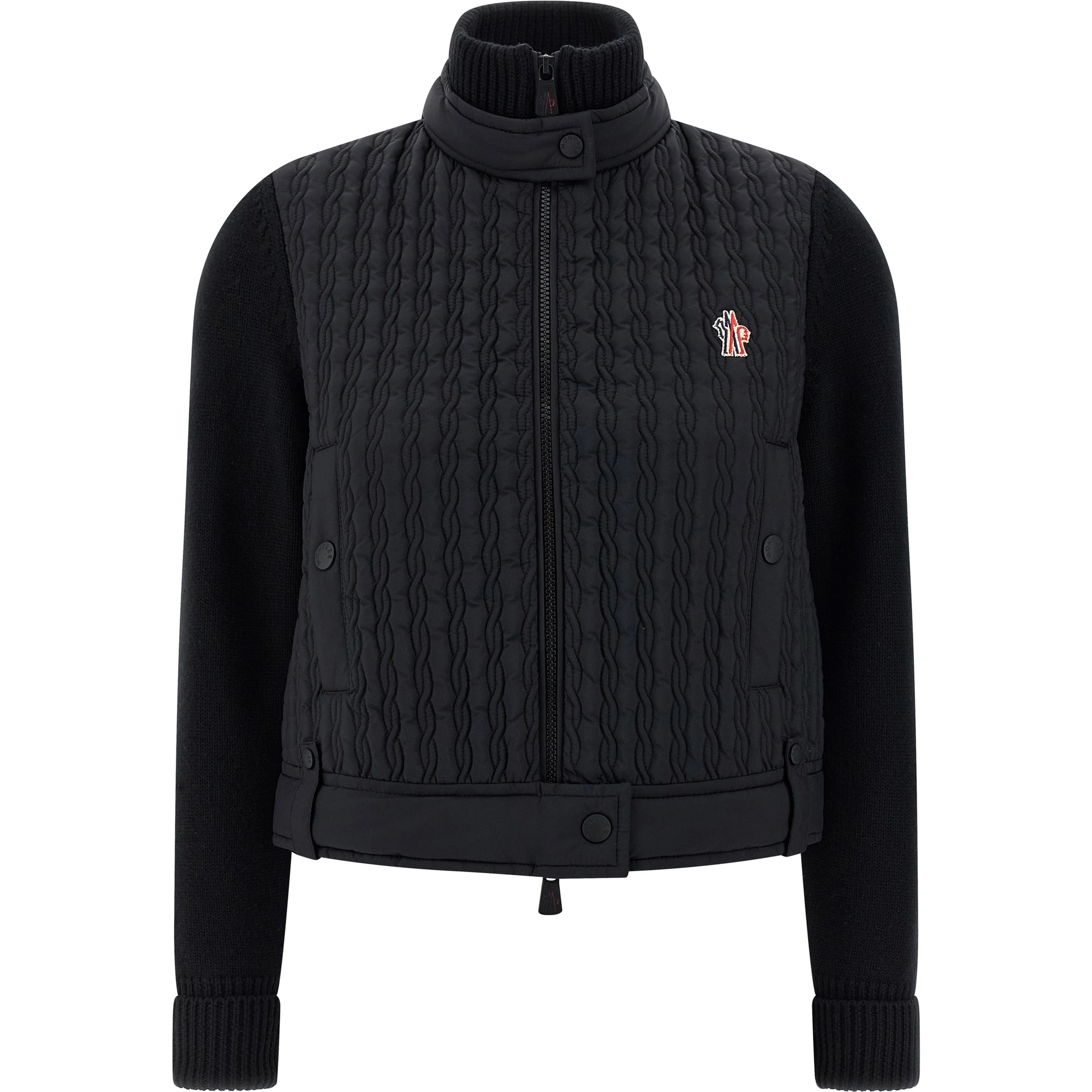Black Polyamide Cardigan