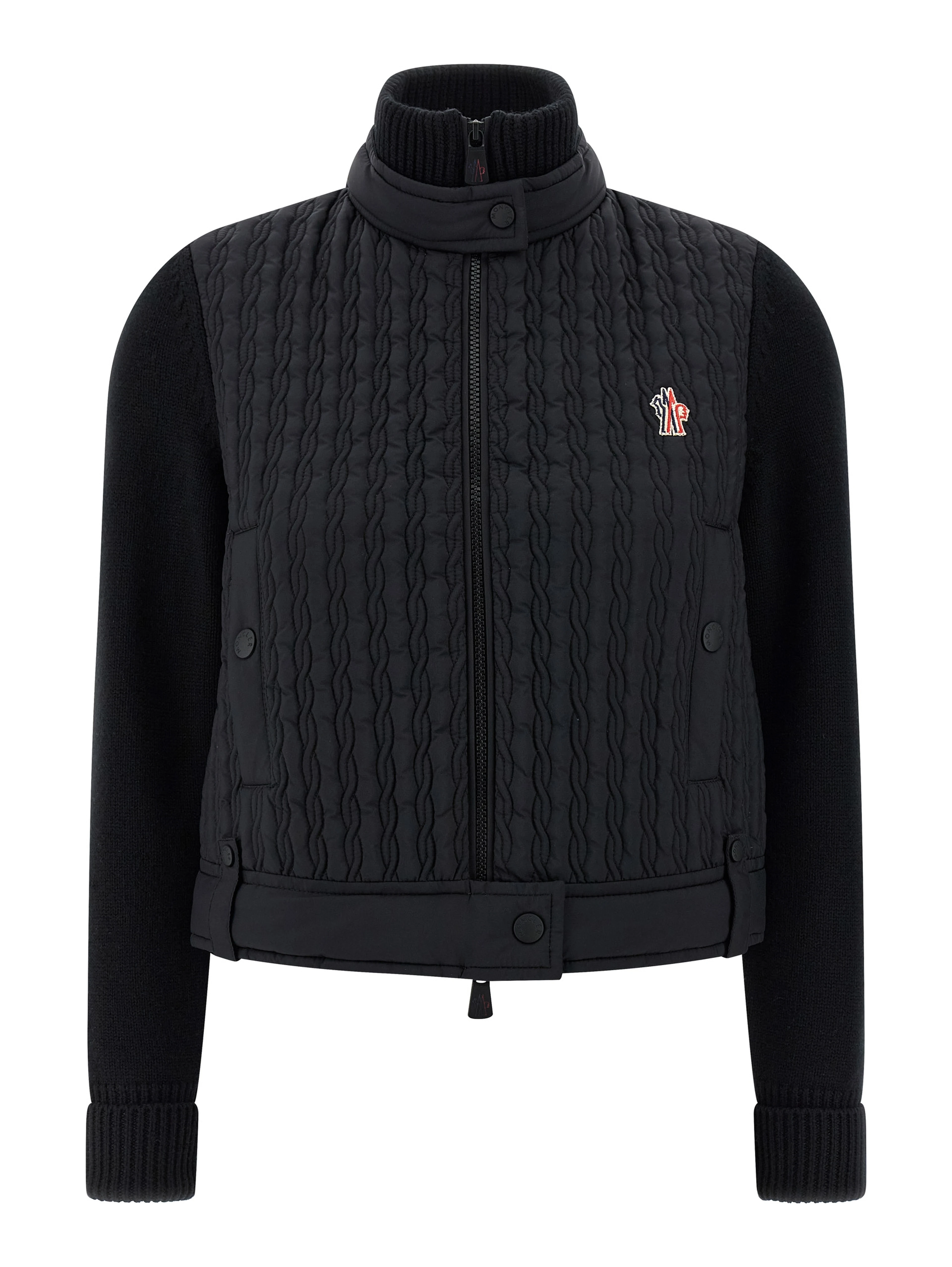 Black Polyamide Cardigan