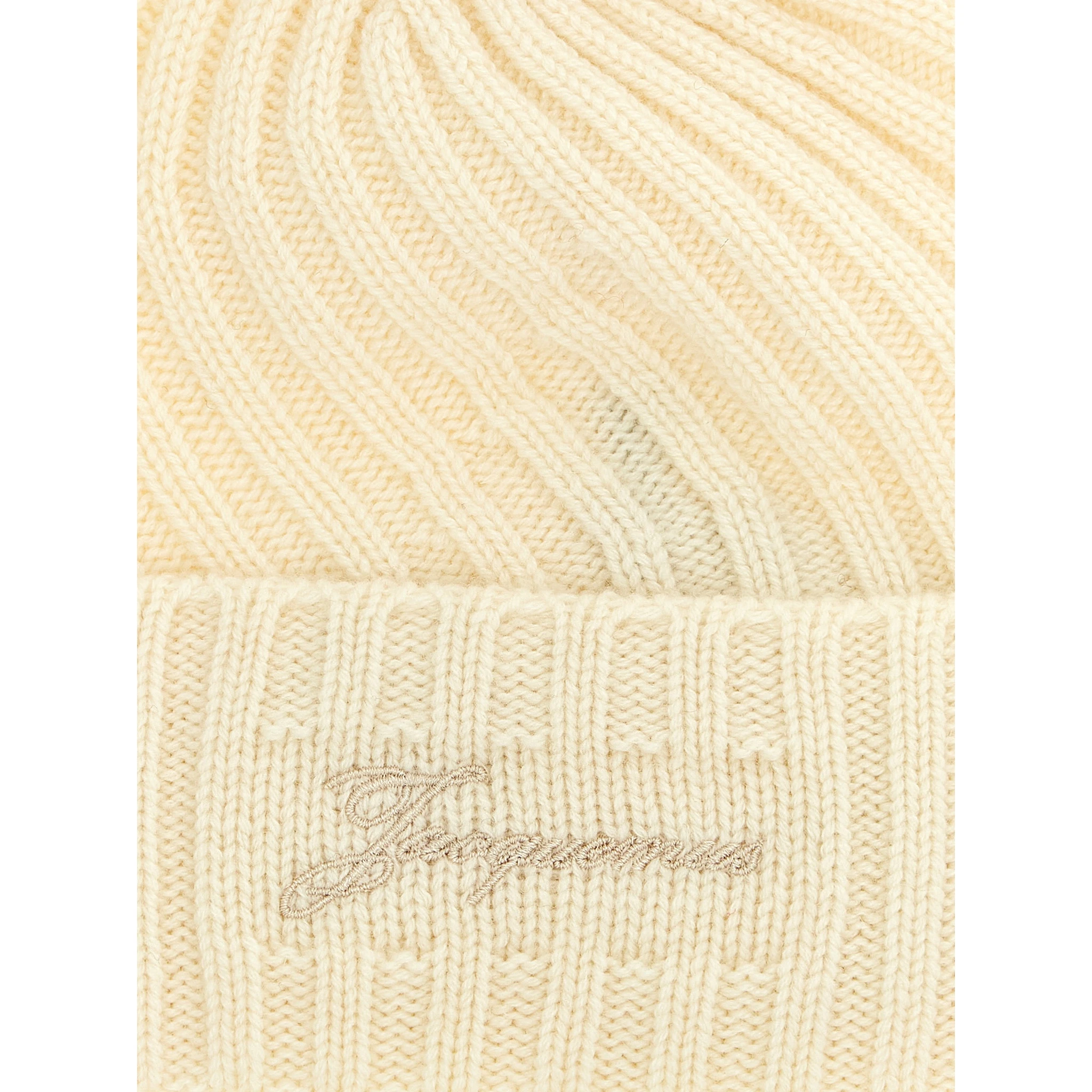 White Cashmere Beanie
