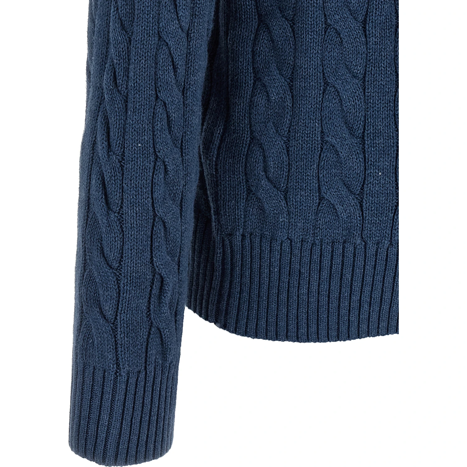 Blue Cotton Cardigan