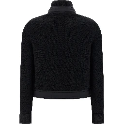 Black Polyamide Cardigan