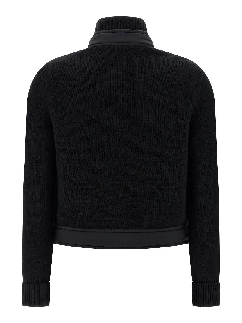 Black Polyamide Cardigan