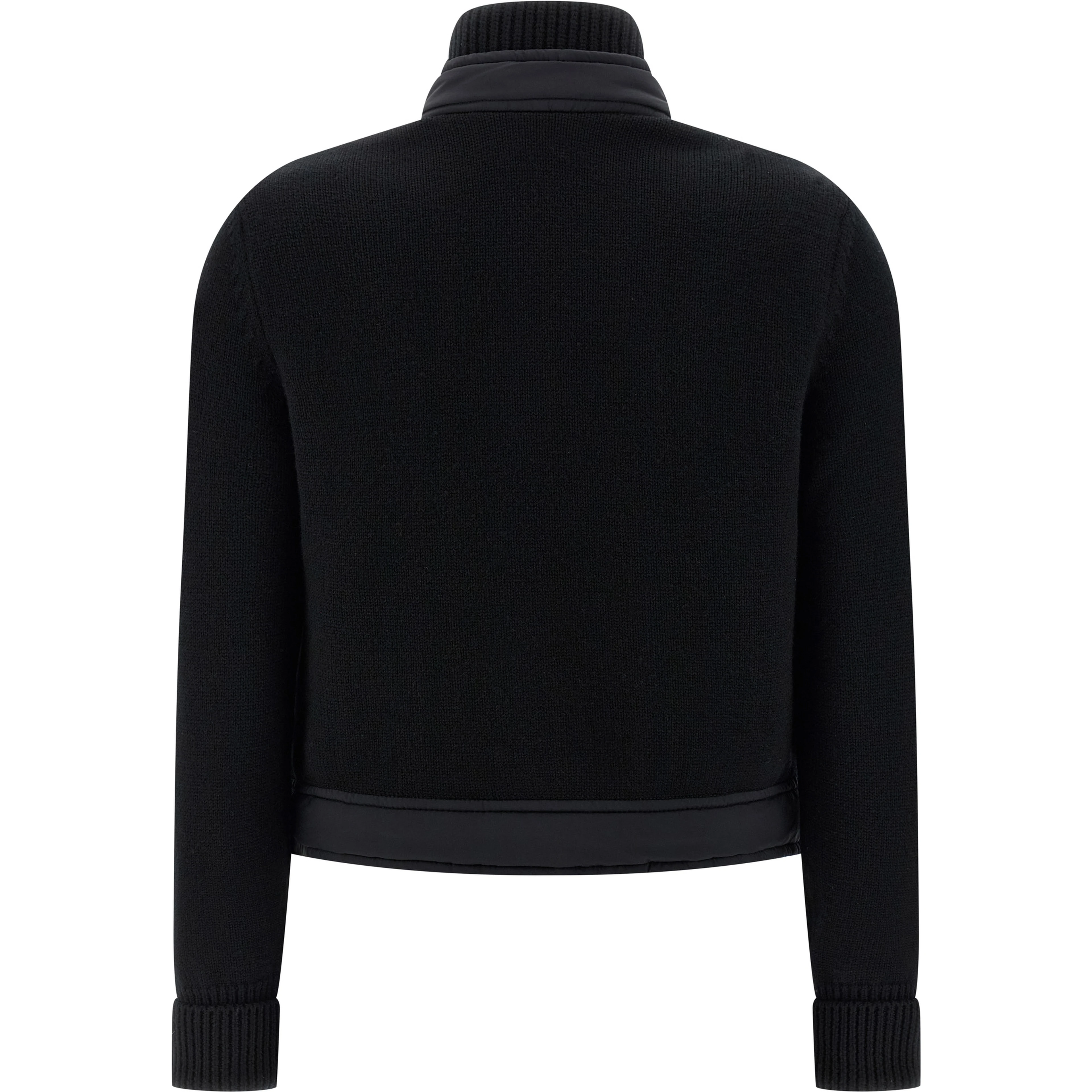 Black Polyamide Cardigan