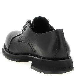 Black Bull Skin Slip-On Loafers