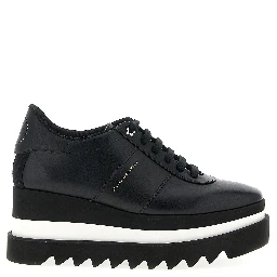 Black Polyethylene Wedge Sandals