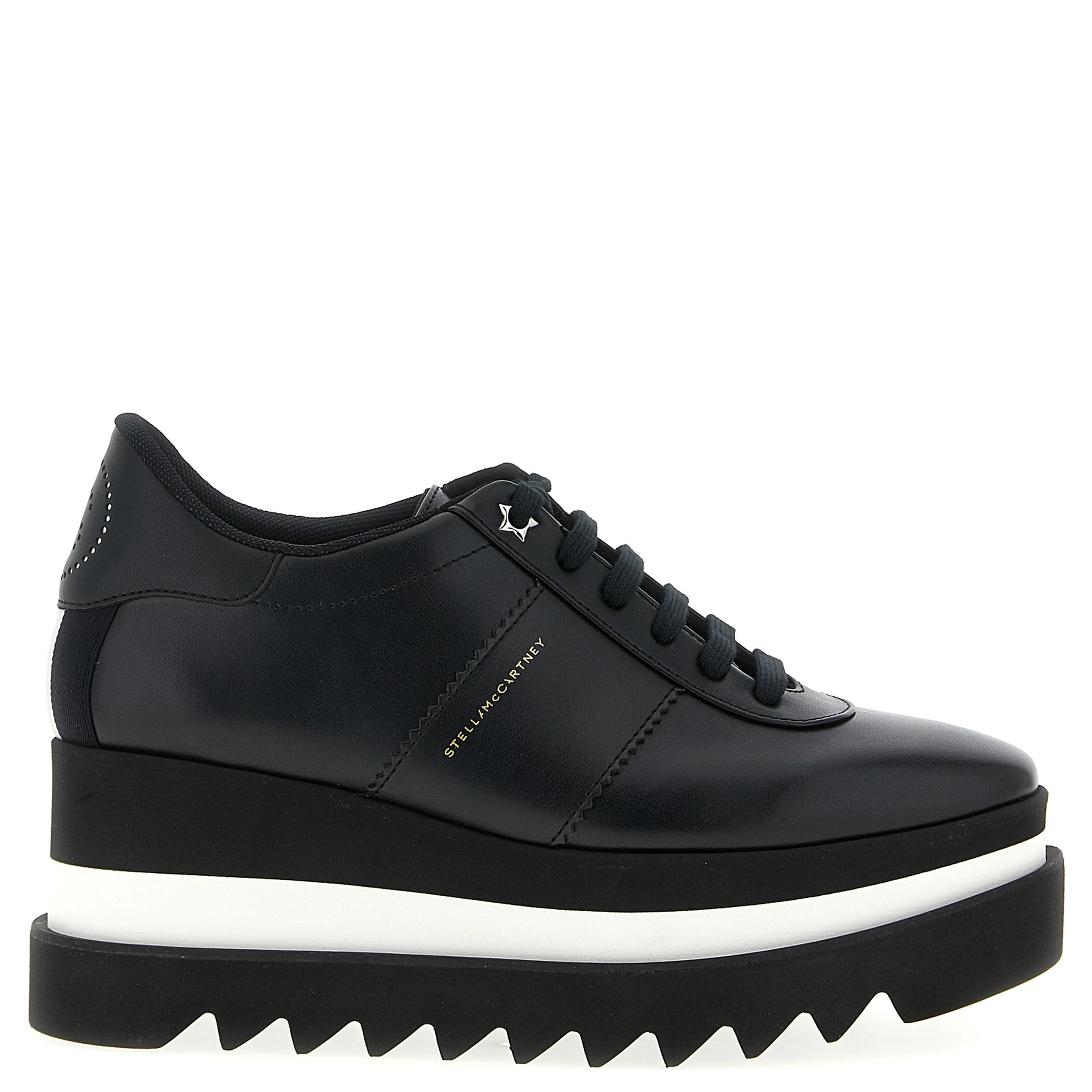 Black Polyethylene Wedge Sandals