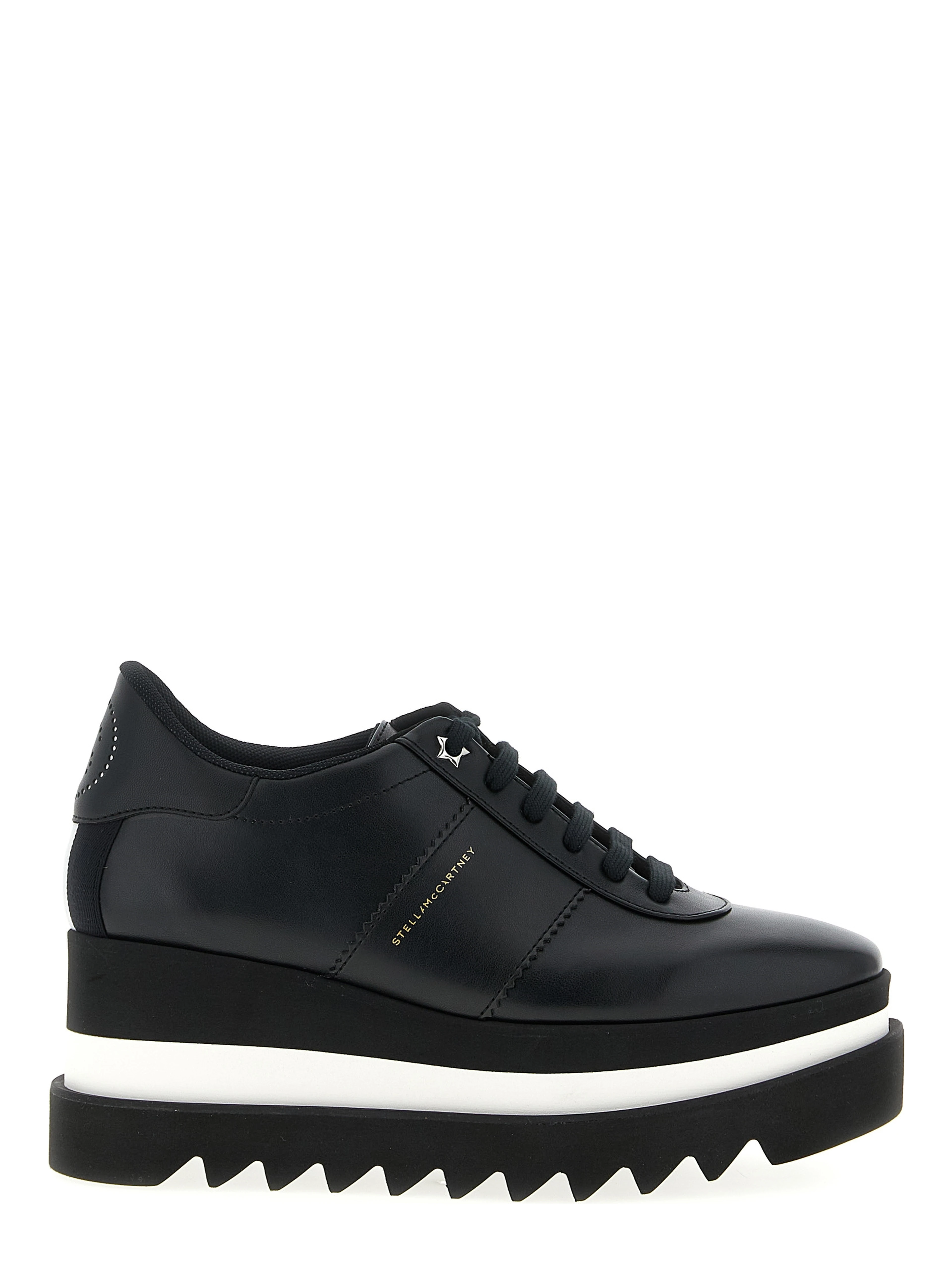 Black Polyethylene Wedge Sandals