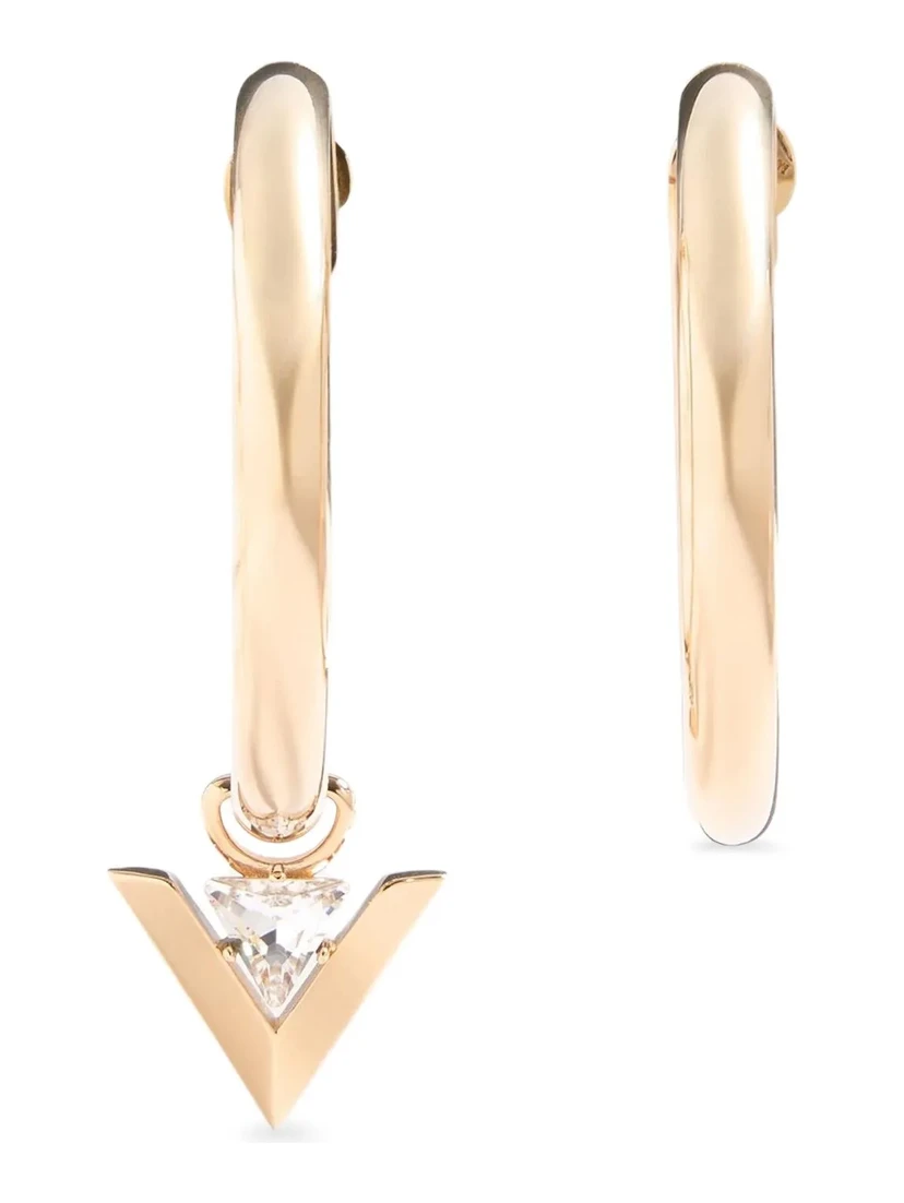 Gold Brass Earrings