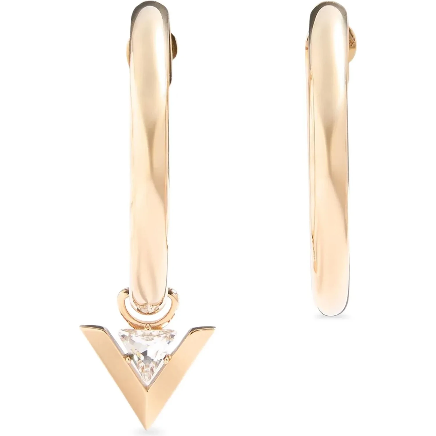 Gold Brass Earrings