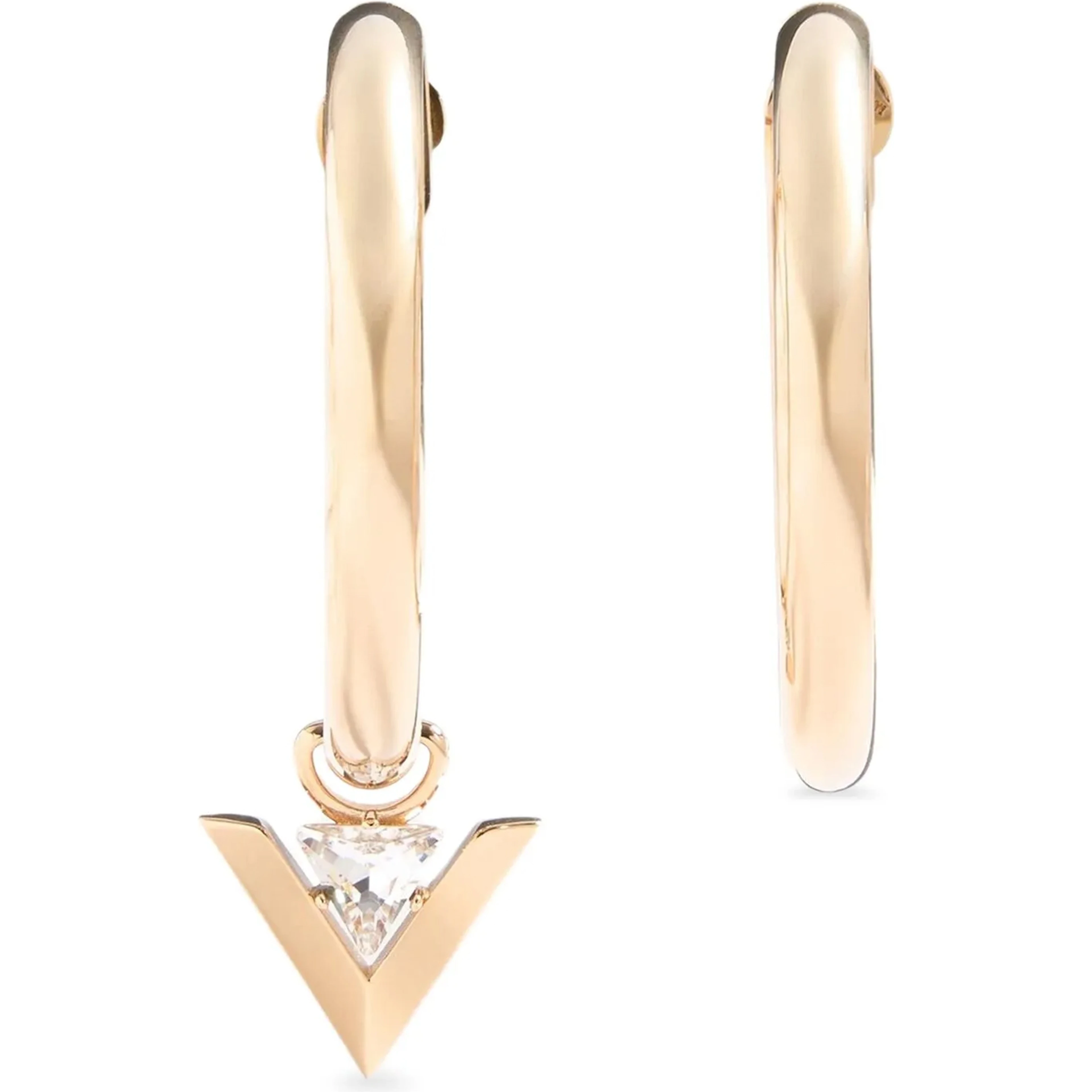 Gold Brass Earrings