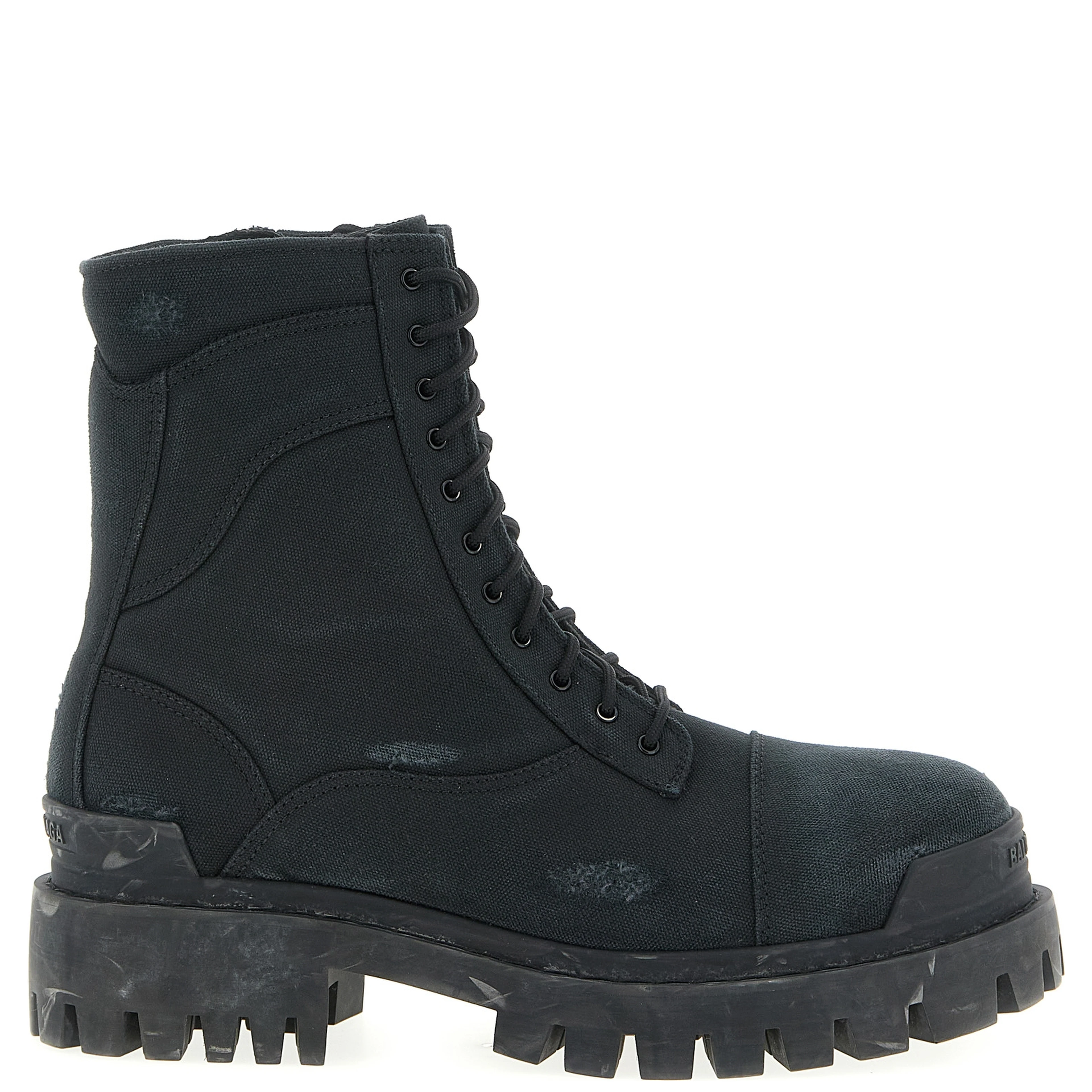 Black Cotton Chelsea Boots