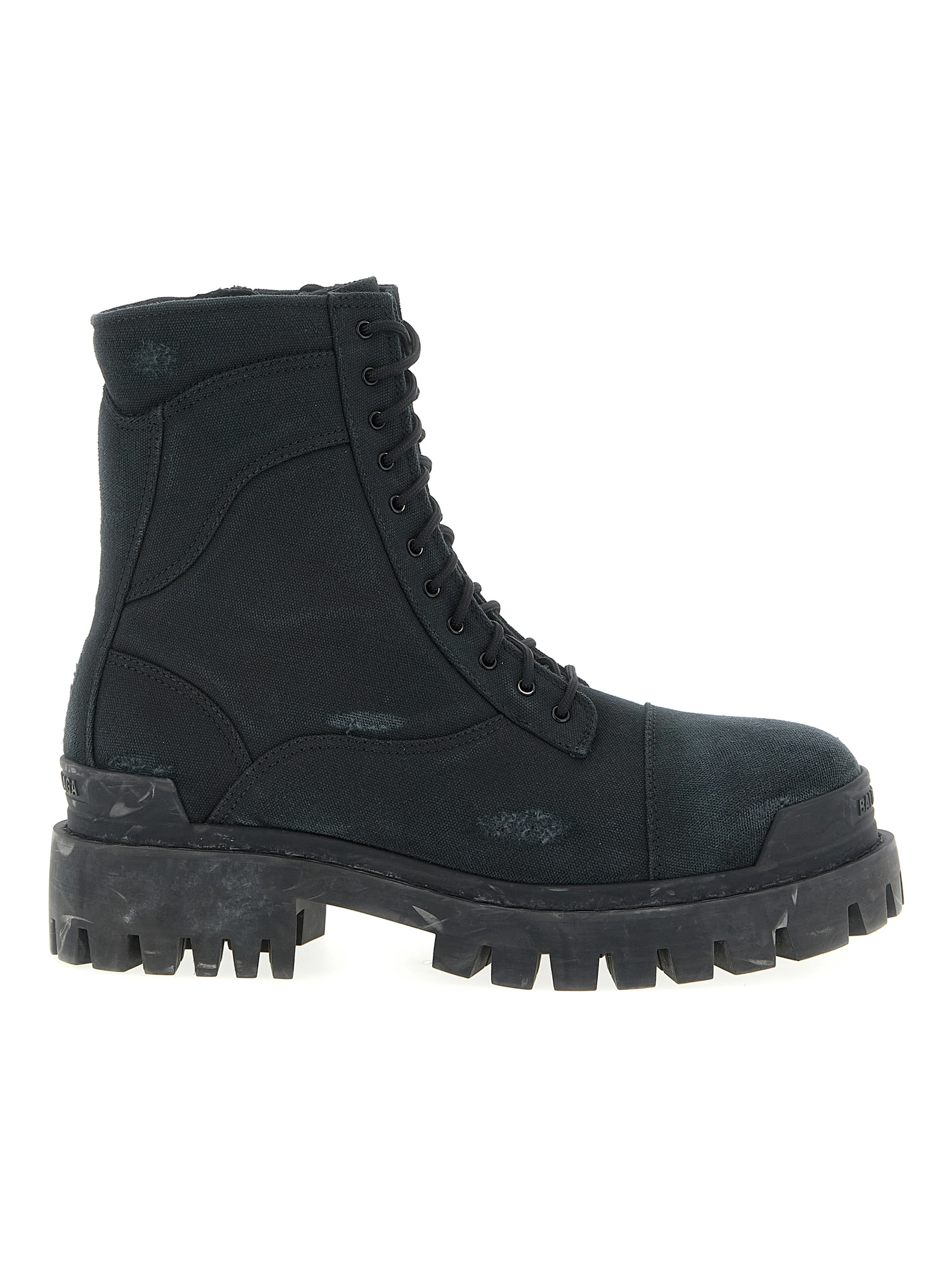 Black Cotton Chelsea Boots